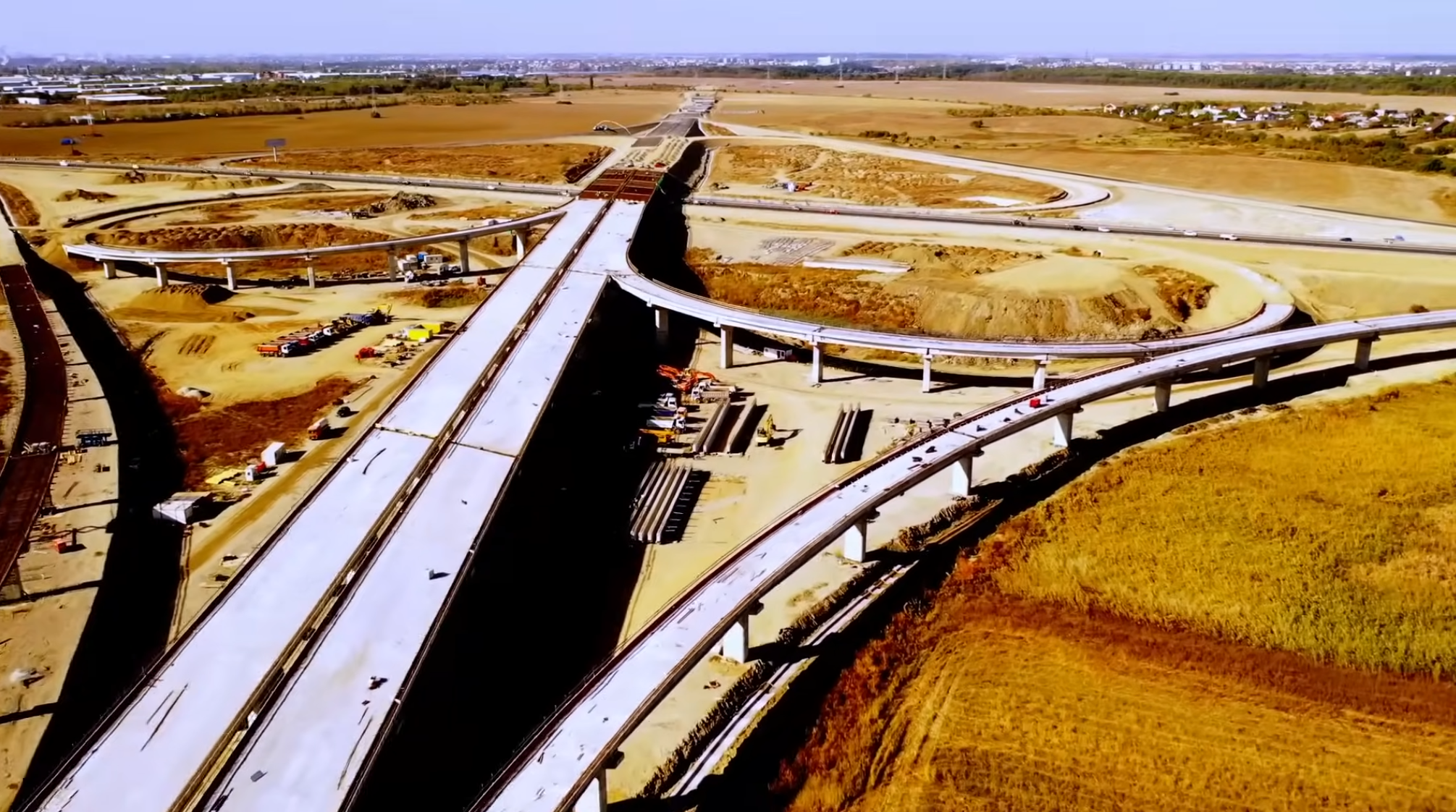 Pasaj pe A0 peste A2 Km 53+069